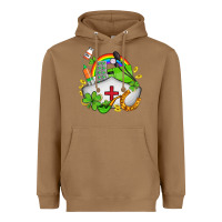 Toasted Coconut nurse  st patricks Heavyweight Hoodie - AdoDesignShop