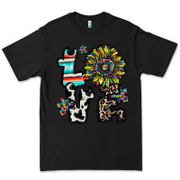 Black love autism Premium Tee - CowhideDigitalArt