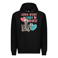 Black kinda broke kinda bougie Premium Hoodie - MaliasSmallBusiness