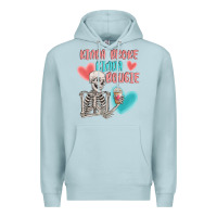 Blue Mist kinda broke kinda bougie Premium Hoodie - MaliasSmallBusiness