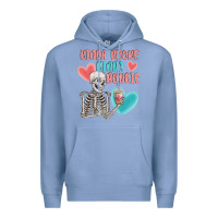 Colony Blue kinda broke kinda bougie Premium Hoodie - MaliasSmallBusiness