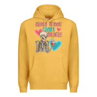 Mustard kinda broke kinda bougie Premium Hoodie - MaliasSmallBusiness