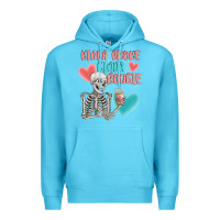 Ocean Blue kinda broke kinda bougie Premium Hoodie - MaliasSmallBusiness