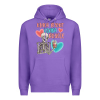 Purple kinda broke kinda bougie Premium Hoodie - MaliasSmallBusiness