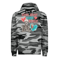 Slate Camo kinda broke kinda bougie Premium Hoodie - MaliasSmallBusiness