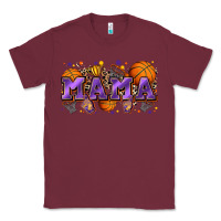 Burgundy mama basketball Classic Tee - Zillion Design Studio