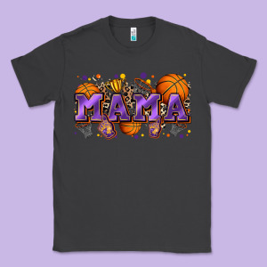 Mama Basketball Classic Tee Designed By Zillion Design Studio