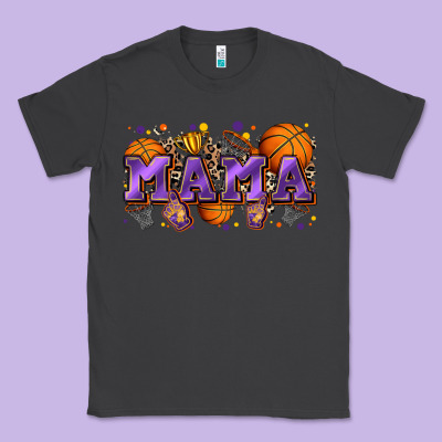 Mama Basketball Classic Tee Designed By Zillion Design Studio