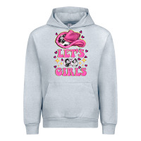 Heather Grey lets go girls Urban Hoodie - NancyCooperArtShop