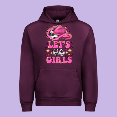 Lets Go Girls Urban Hoodie Designed By Nancycooperartshop