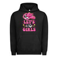 Pigment Black lets go girls Urban Hoodie - NancyCooperArtShop