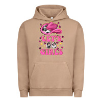 Pigment Burro lets go girls Urban Hoodie - NancyCooperArtShop