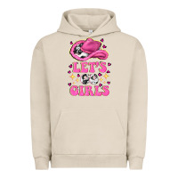 Pigment French Oak lets go girls Urban Hoodie - NancyCooperArtShop