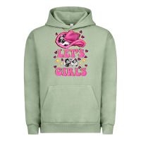 Pigment Oil Green lets go girls Urban Hoodie - NancyCooperArtShop