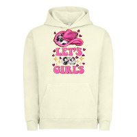 Pigment Pistachio lets go girls Urban Hoodie - NancyCooperArtShop