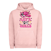 Pigment Salmon lets go girls Urban Hoodie - NancyCooperArtShop