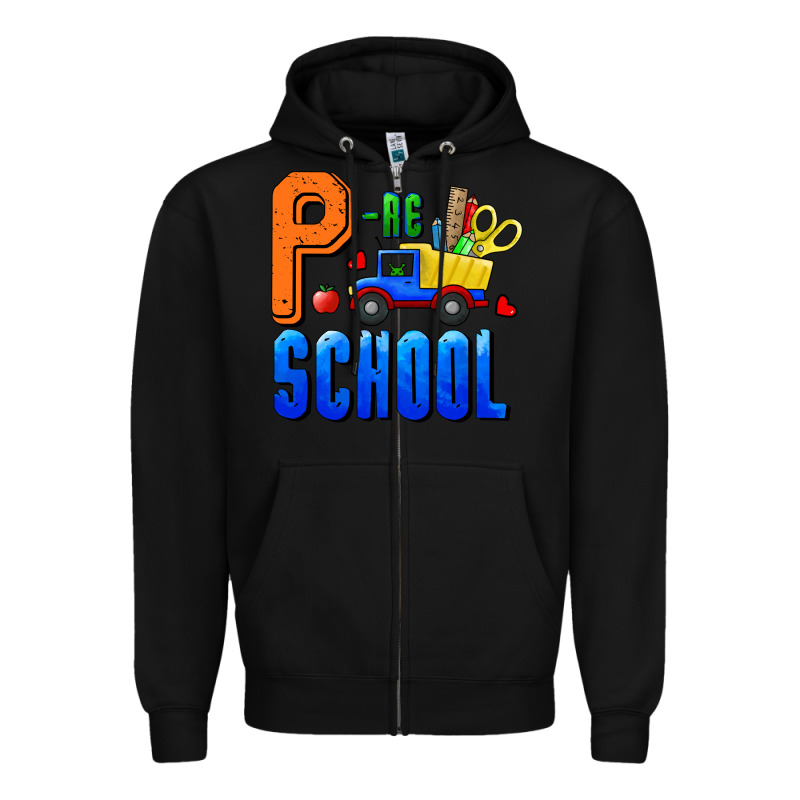 P Re School Zipper Hoodie by RanaPortraitStore | Teevron