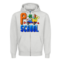 Dove Grey p re school Zipper Hoodie - RanaPortraitStore