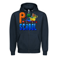 Navy p re school Zipper Hoodie - RanaPortraitStore