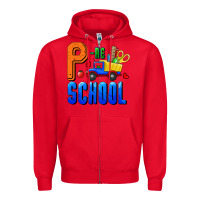 Red p re school Zipper Hoodie - RanaPortraitStore