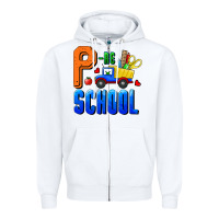 White p re school Zipper Hoodie - RanaPortraitStore