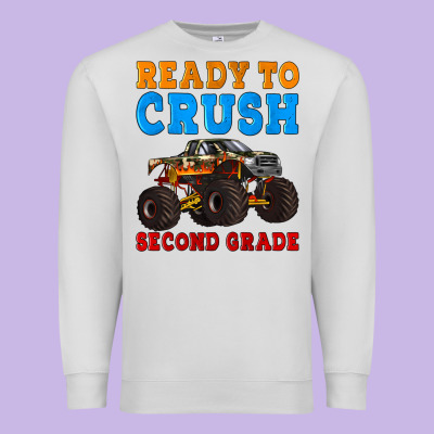 Ready To Crush Second Grade Premium Sweatshirt Designed By Artiststas