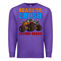 Purple ready to crush second grade Premium Sweatshirt - Artiststas