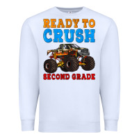 White ready to crush second grade Premium Sweatshirt - Artiststas