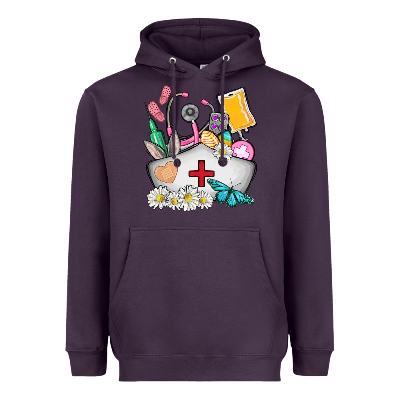 Nurse  Easter Heavyweight Hoodie by AdoDesignShop | Teevron