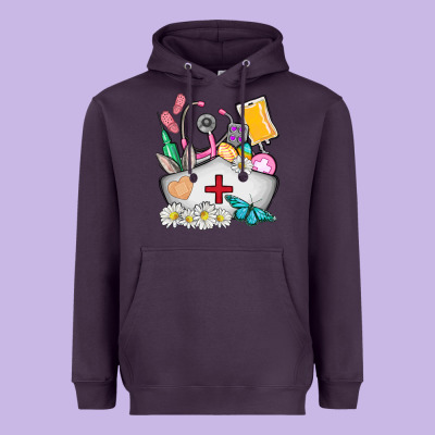 Nurse  Easter Heavyweight Hoodie Designed By Adodesignshop