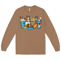 Toasted Coconut corgi coffee cups Long Sleeve Tee - Zillion Design Studio