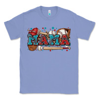 Colony Blue mama baseball Classic Tee - Zillion Design Studio