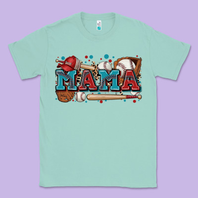 Mama Baseball Classic Tee Designed By Zillion Design Studio