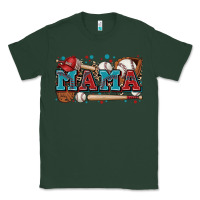 Sports Green mama baseball Classic Tee - Zillion Design Studio