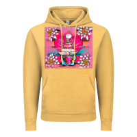 Vintage Mustard v.d gnome and lotus tumbler Vintage Hoodie - AdoDesignShop