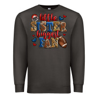 Smoke little sister biggest fan american football Premium Sweatshirt - Jasminsmagicworld