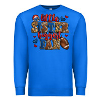 True Royal little sister biggest fan american football Premium Sweatshirt - Jasminsmagicworld