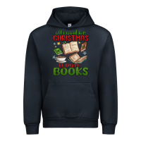 Navy all i want for christmas is more books Urban Hoodie - MaliasSmallBusiness