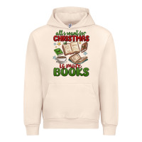 Sandshell all i want for christmas is more books Urban Hoodie - MaliasSmallBusiness