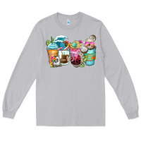 Moon Dust skeleton summer coffee cups Long Sleeve Tee - Zillion Design Studio
