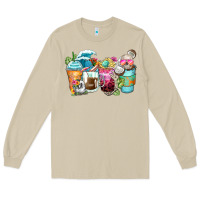 Mushroom skeleton summer coffee cups Long Sleeve Tee - Zillion Design Studio