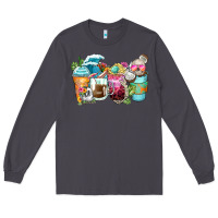 Smoke skeleton summer coffee cups Long Sleeve Tee - Zillion Design Studio