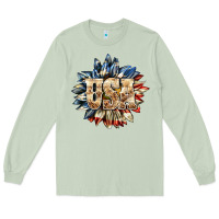 Matcha usa sunflower billie wilder Long Sleeve Tee - texasbilliewilder