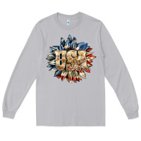 Moon Dust usa sunflower billie wilder Long Sleeve Tee - texasbilliewilder