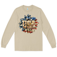 Mushroom usa sunflower billie wilder Long Sleeve Tee - texasbilliewilder