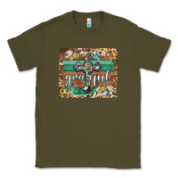 Army Green grateful cross Classic Tee - BarkalooDesign