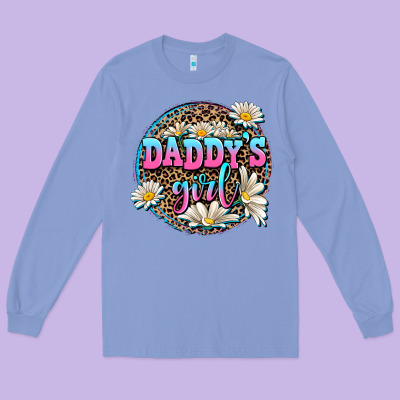 Daddy's Girl Long Sleeve Tee Designed By Adodesignshop