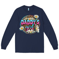 Navy daddy's girl Long Sleeve Tee - AdoDesignShop