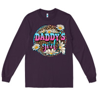 Plum daddy's girl Long Sleeve Tee - AdoDesignShop