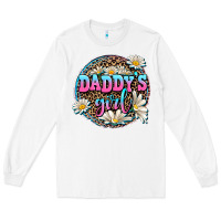 White daddy's girl Long Sleeve Tee - AdoDesignShop